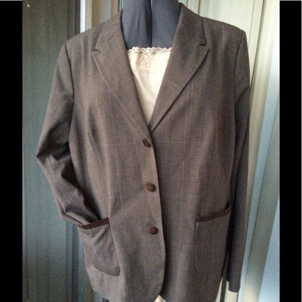 Plaid Jacket size 20