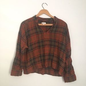 Madewell Plaid Top
