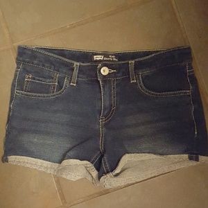 Levi's girls jean shorts.