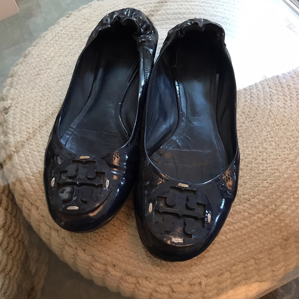 Tory Burch Patent Leather Ballet Flats - 9.5