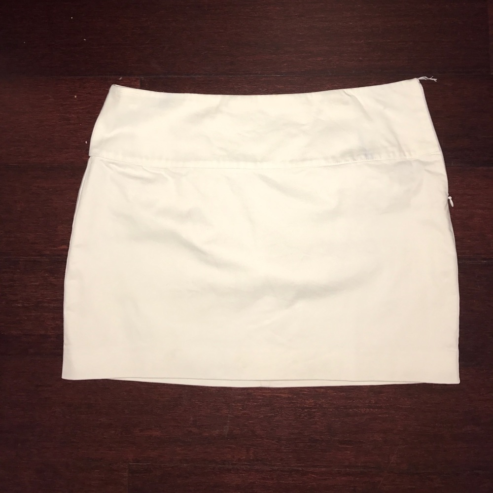 Express white mini skirt!