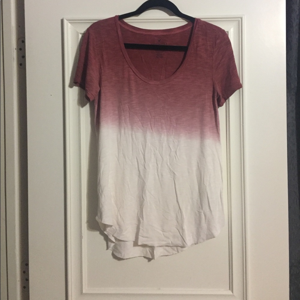 NWOT American Eagle Maroon T shirt