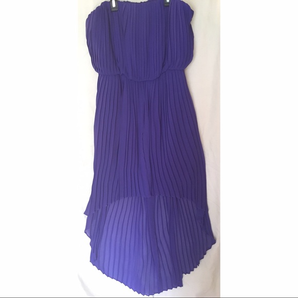 BCBGeneration high-low pleated, strapless dress XS - Picture 4 of 7