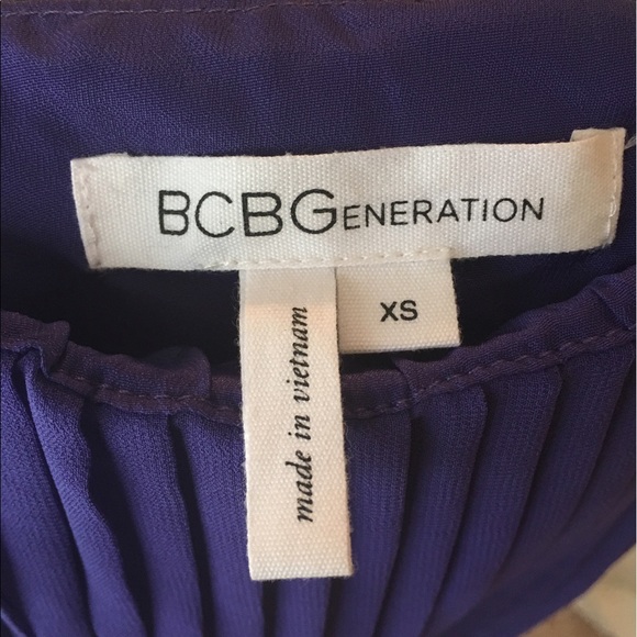 BCBGeneration high-low pleated, strapless dress XS - Picture 7 of 7