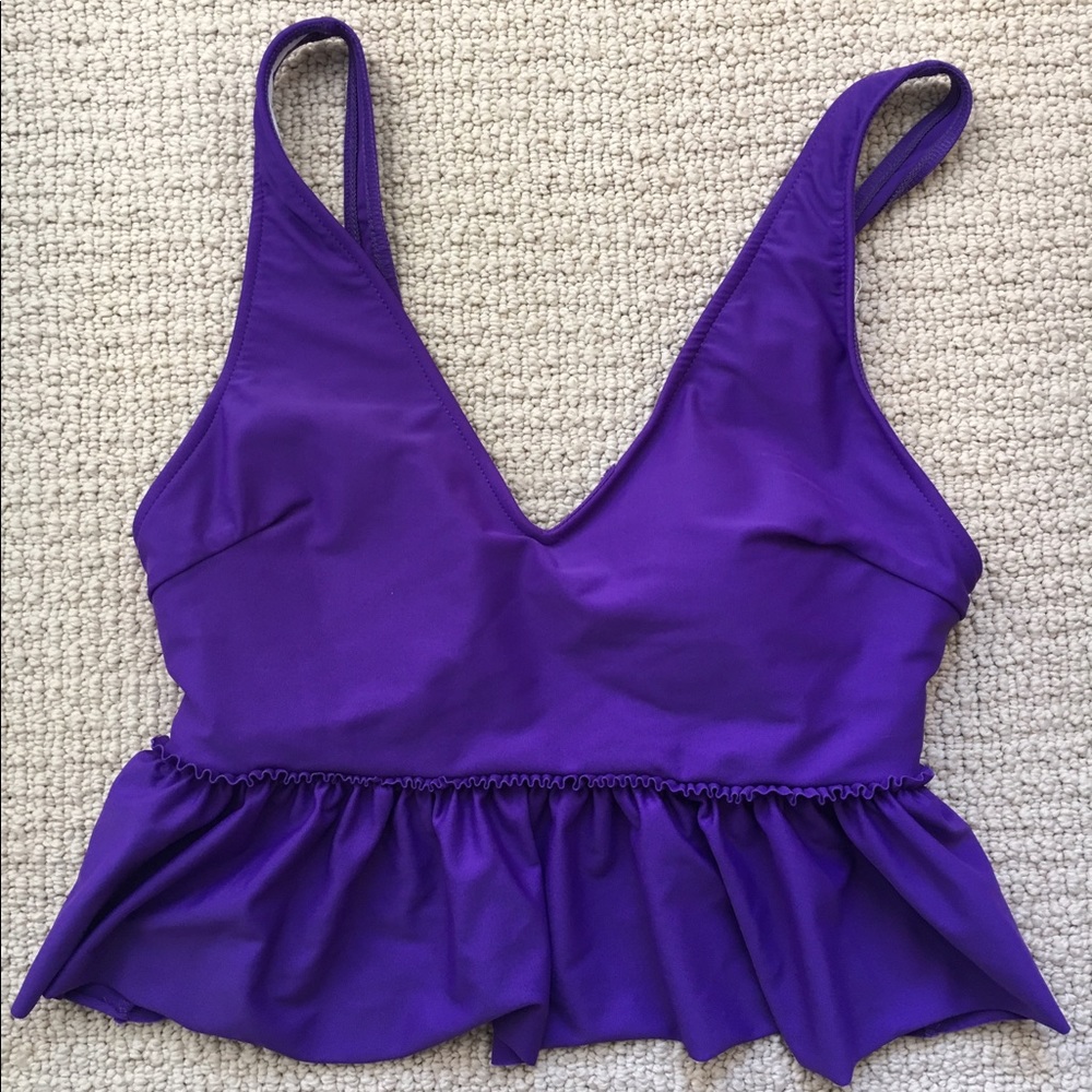 Kortni Jeane V Neck in Deep Purple, NWOT
