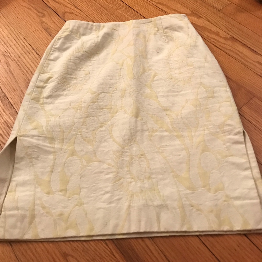 Floral J Crew skirt