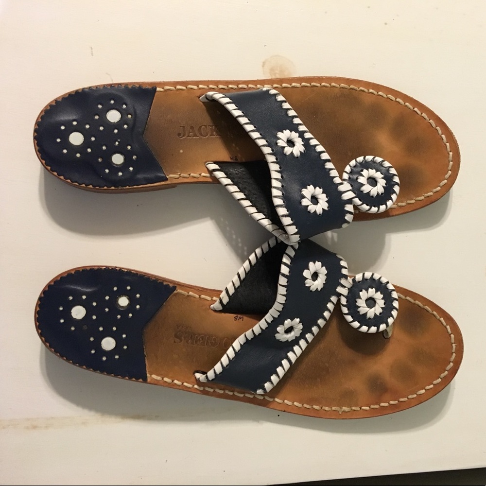 FINAL SALE: Jack Rogers sandals, navy, 8