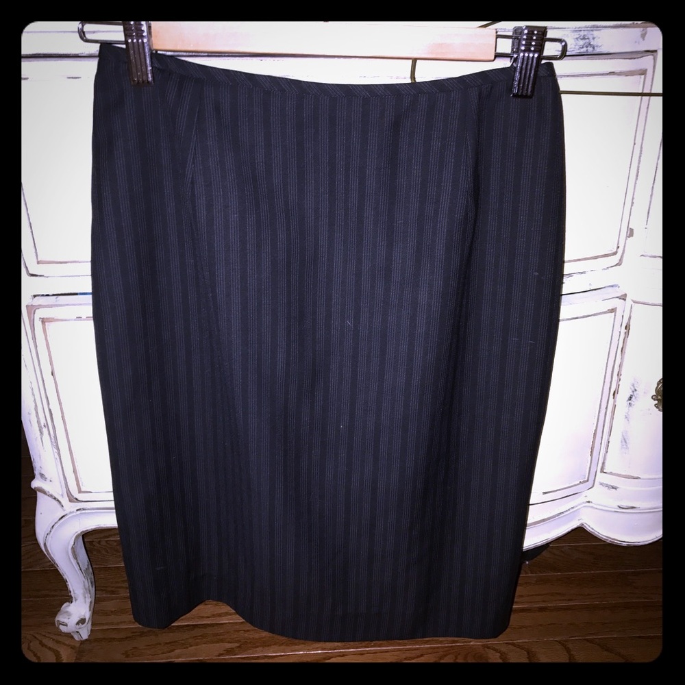 Vertical Stripe pencil skirt
