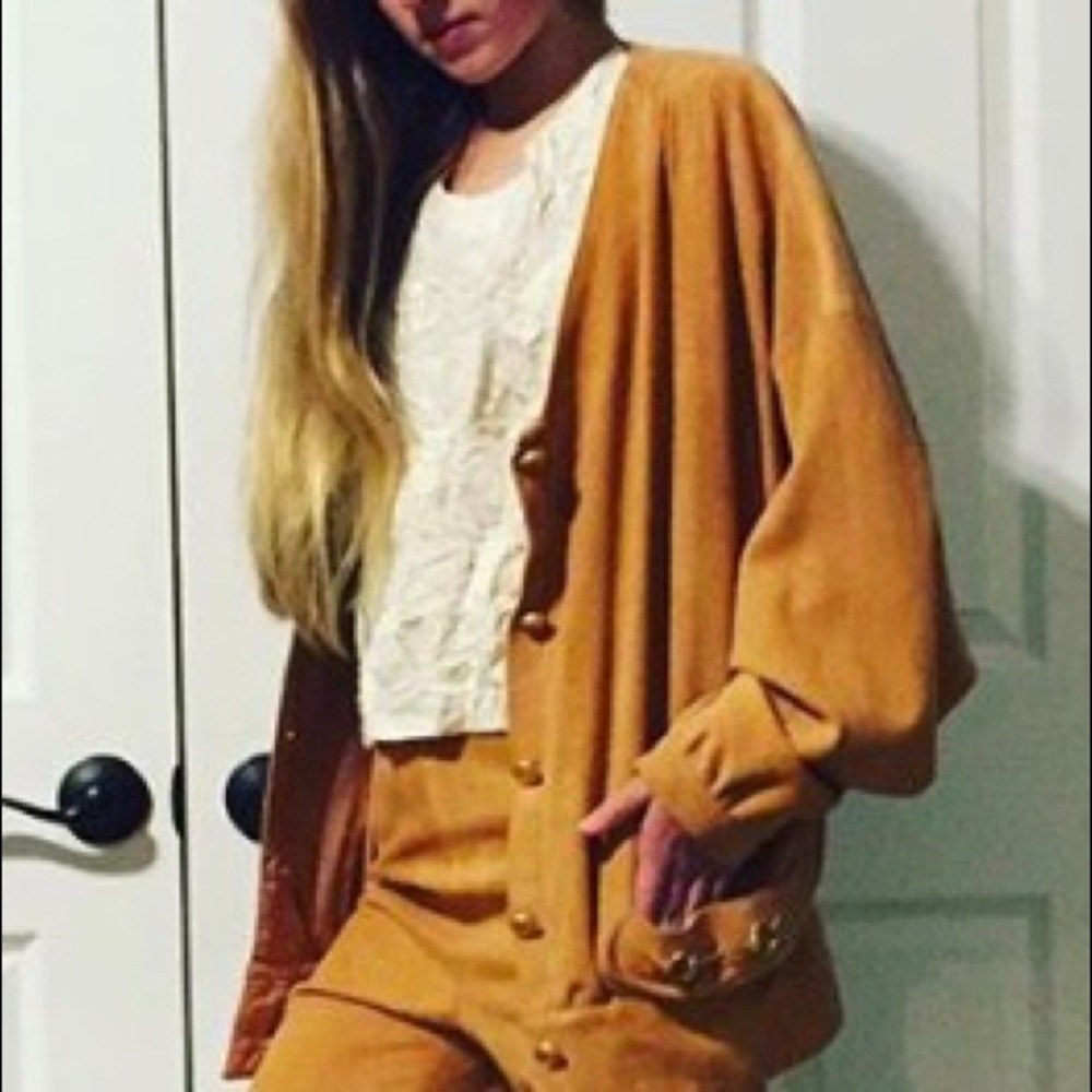 Vintage Gucci Leather two piece suit