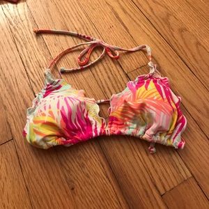 Floral Print Bikini Top