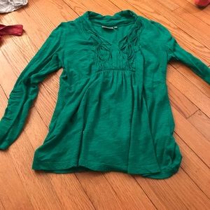 Green Tunic Top