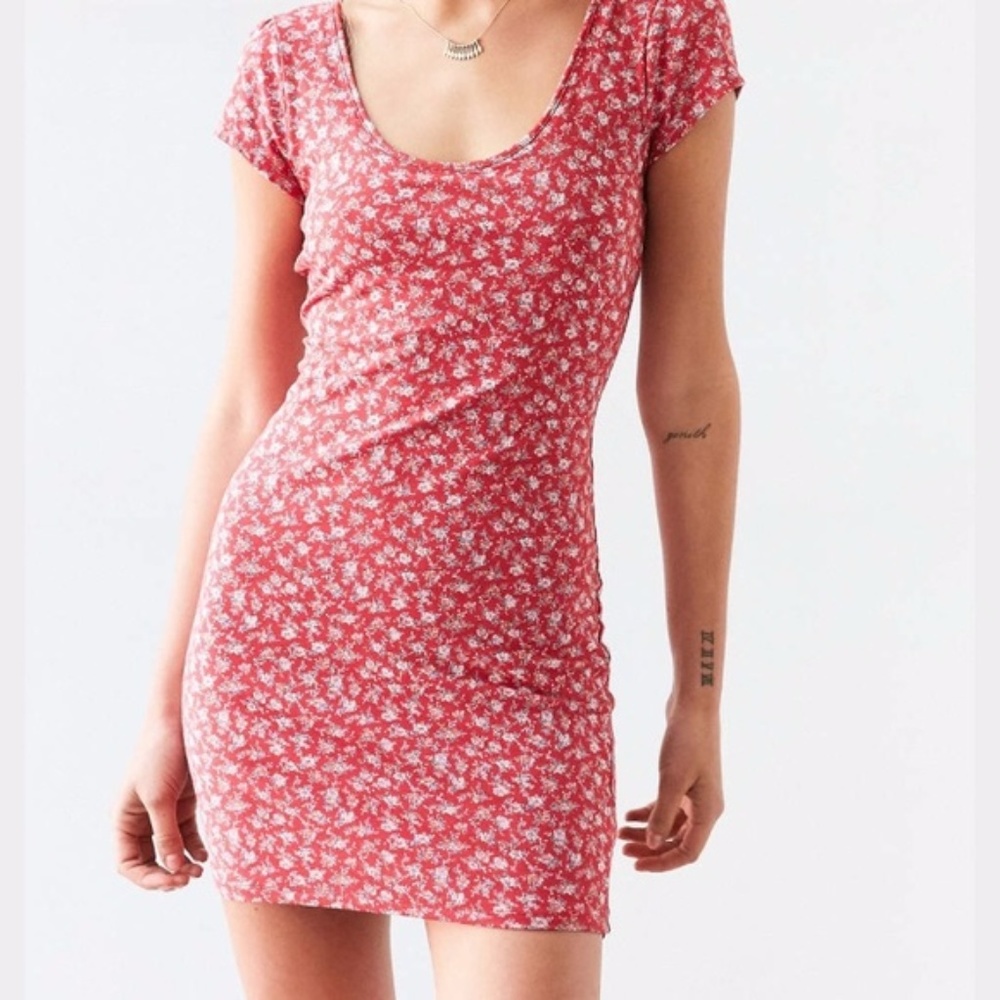 Kimchi blue floral bodycon summer dress