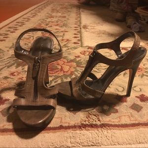 Via spiga high heels dark brown size 6.5