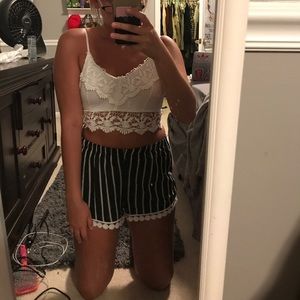 White crop top:)