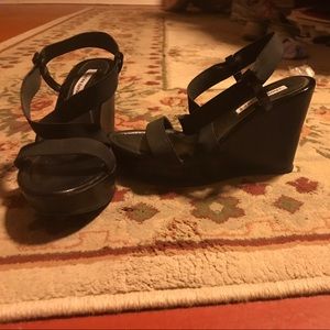 Charles David wedges black size