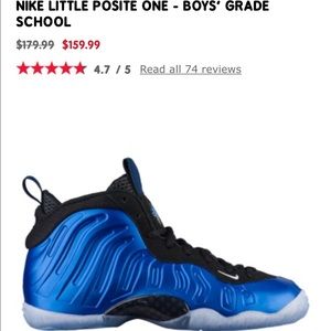 Nike little posite Size 13C