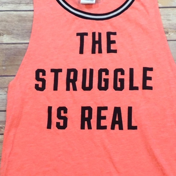 Victoria's Secret PINK- Struggle is Real Tank XS - Picture 2 of 5