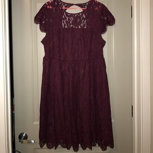 Deep merlot dress