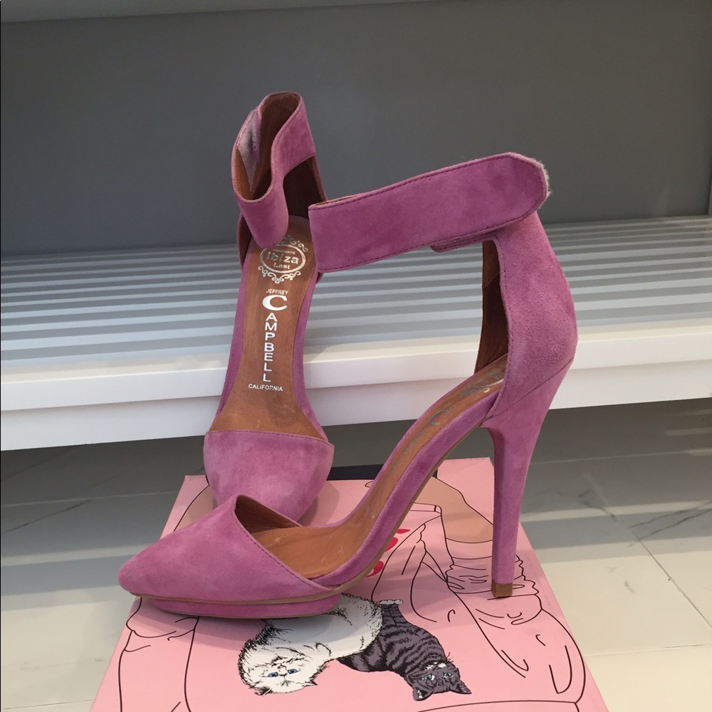 Jeffrey Campbell Lavender Suede Heel