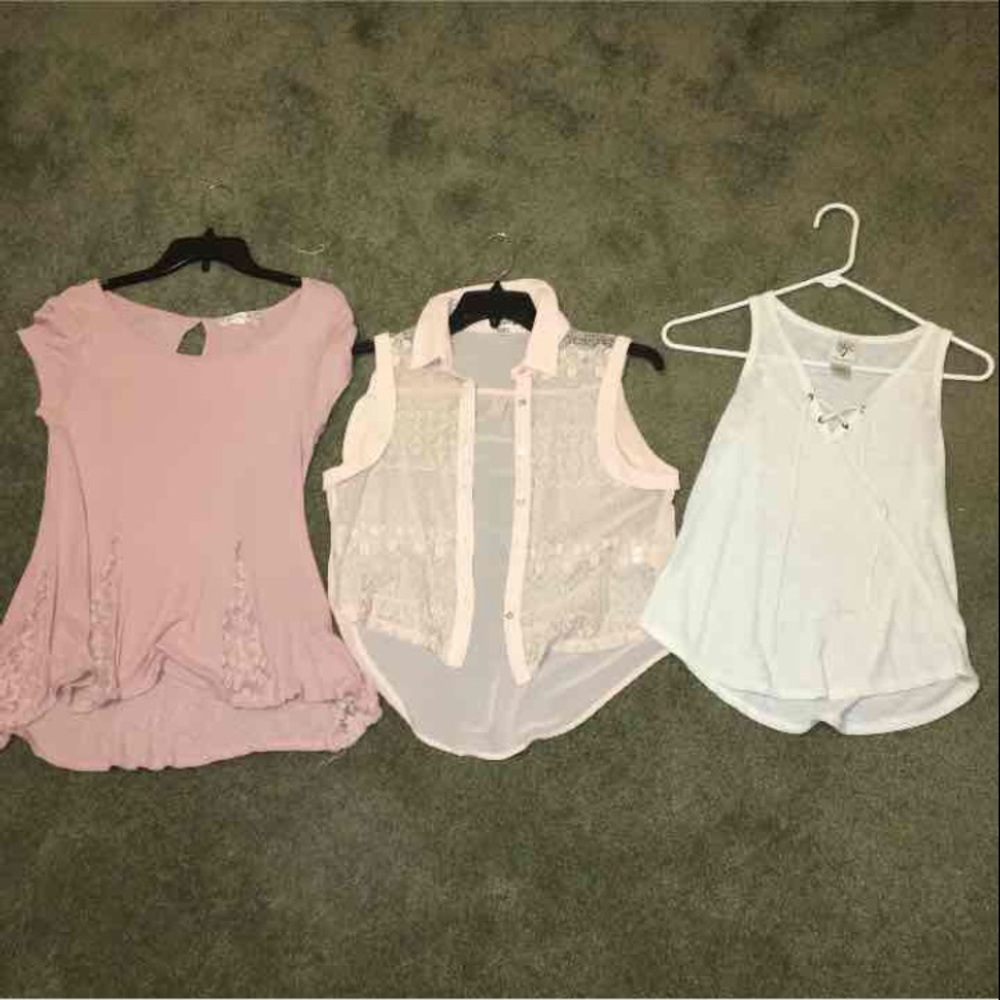 3 shirts bundle. Comment for sizes!!