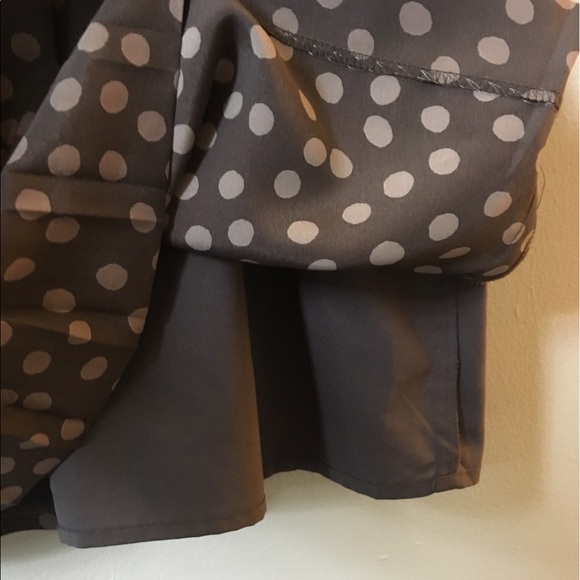 REMOVED ❌ LOFT Polka Dot Pleated Skirt - Picture 3 of 5