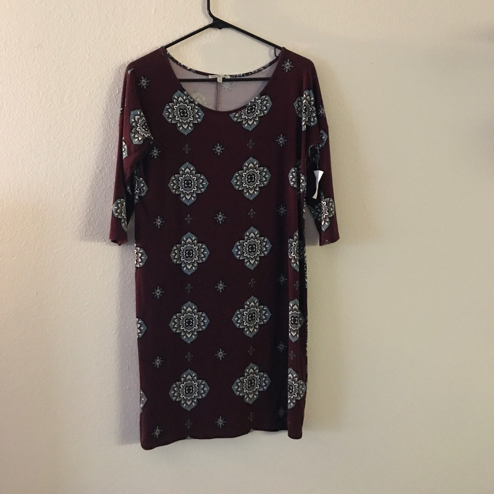 🛑A cute maroon dress🛑