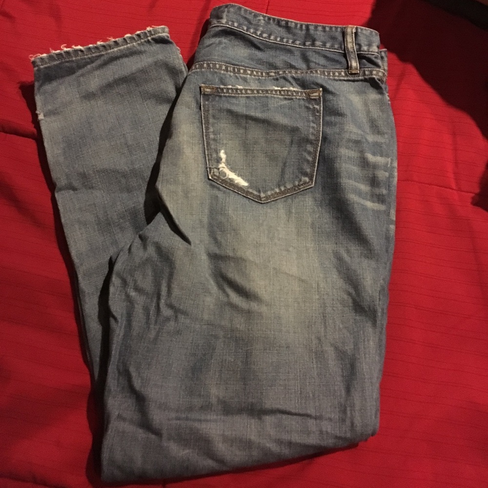 J Crew Broken in Boyfriend jeans