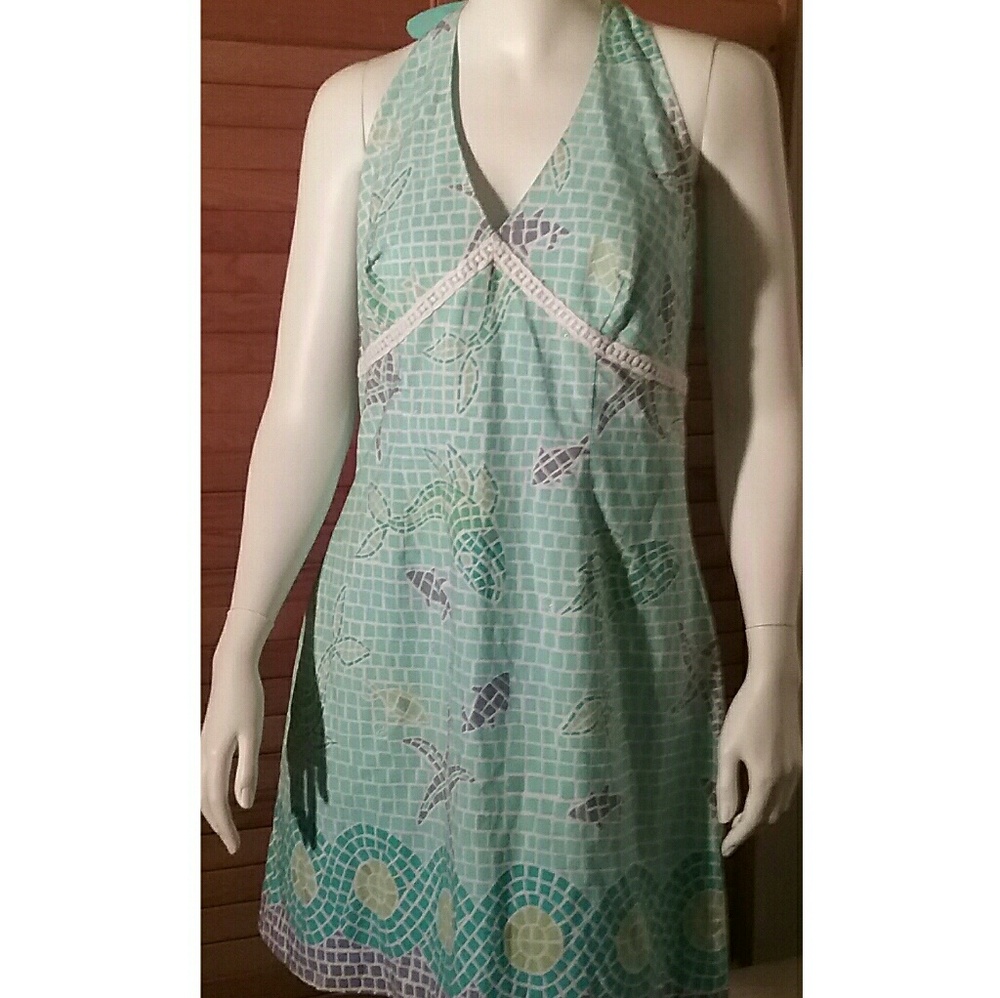Lilly Pulitzer size 10 Halter  Mosaic Dress