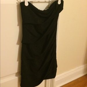 Mystic Strapless Dress - Black