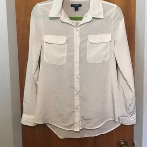 Old Navy White Button Up