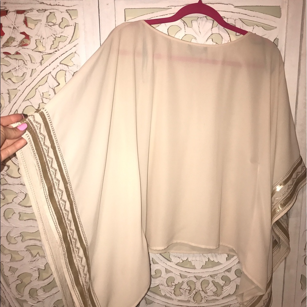 Bebe sequined blouse