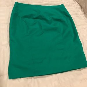 Green pencil skirt