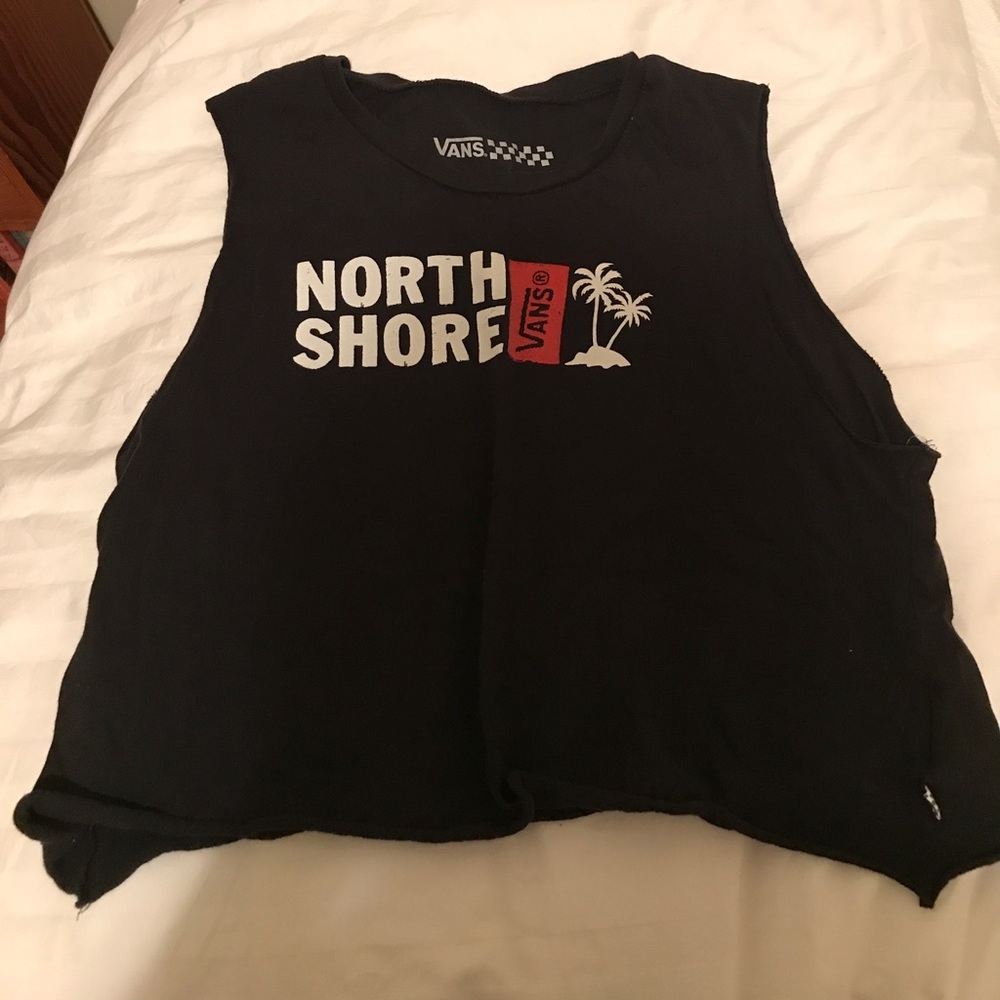 Cropped vans muscle tee