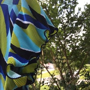 Cato Geometric Layer High Low Ribbed Tank Top Blouse 1 piece M Medium