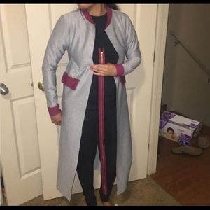 Custom long fitted jacket