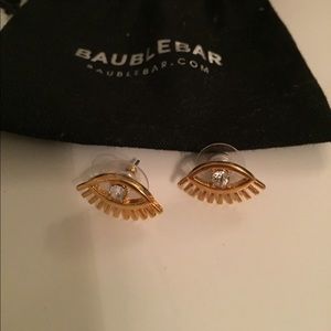 Bauble Bar evil eye studs