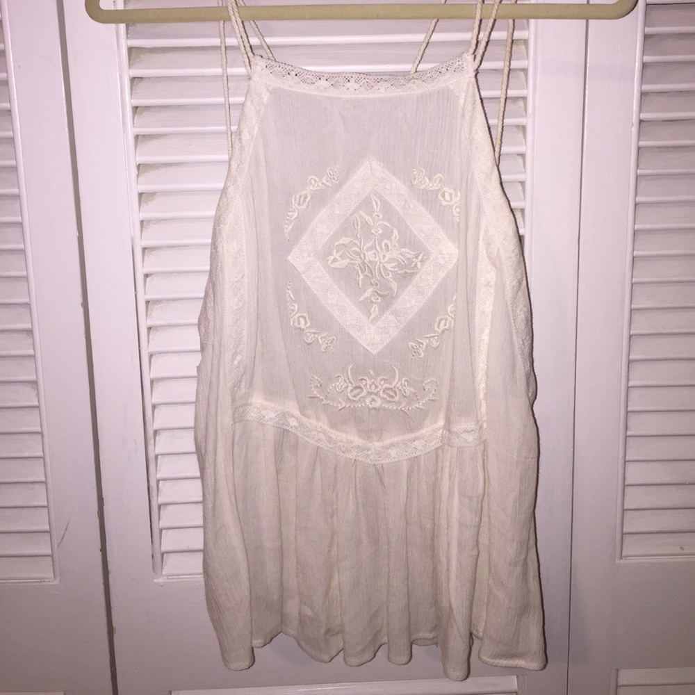 Cotton Candy Cream strapy top