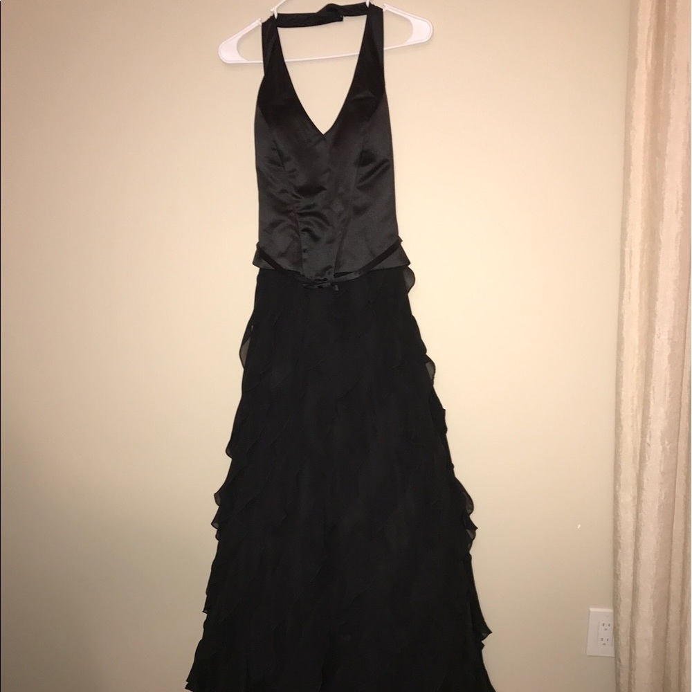 Mon Cheri black evening gown
