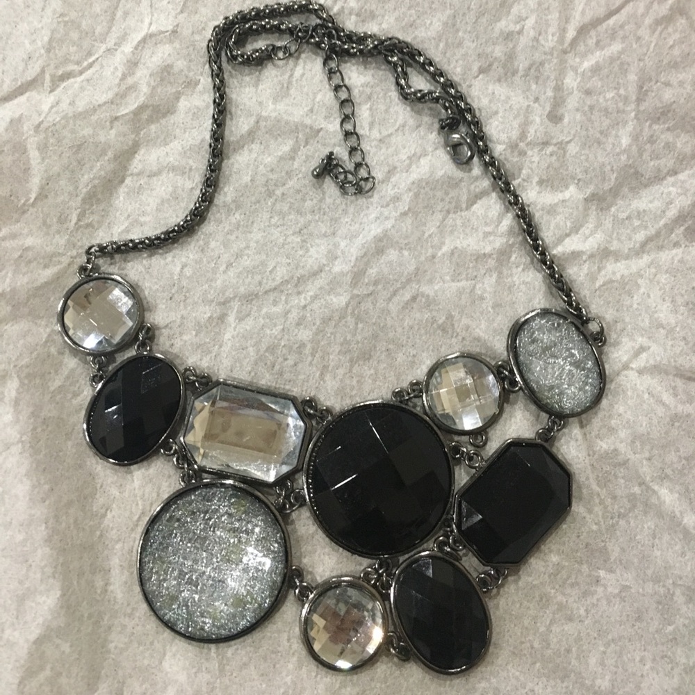 Black / silver necklace