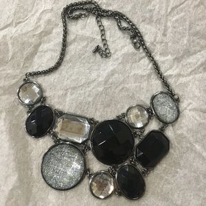 Black / silver necklace