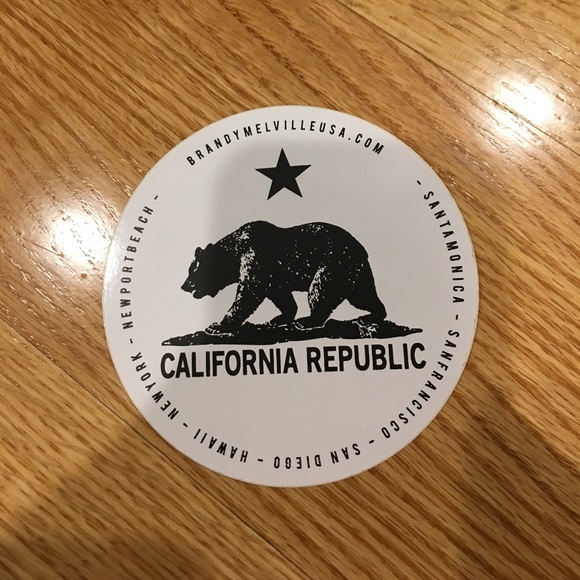 8 Brandy Melville California Republic Stickers - Picture 2 of 2