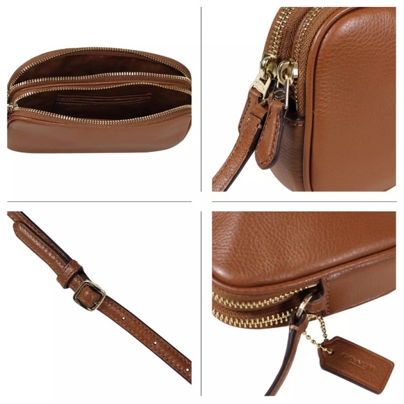Coach Bags Nwt Coach Crossbody Pouch Pebble Leather F65988 Poshmark