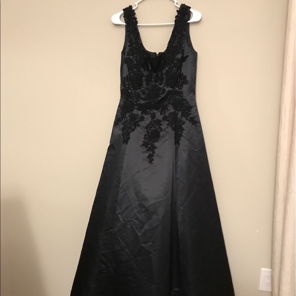 Cassandra Stone black gown