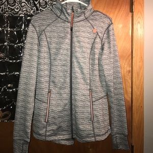 Form-Fitting Chevron Jacket