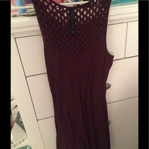 Maroon dress