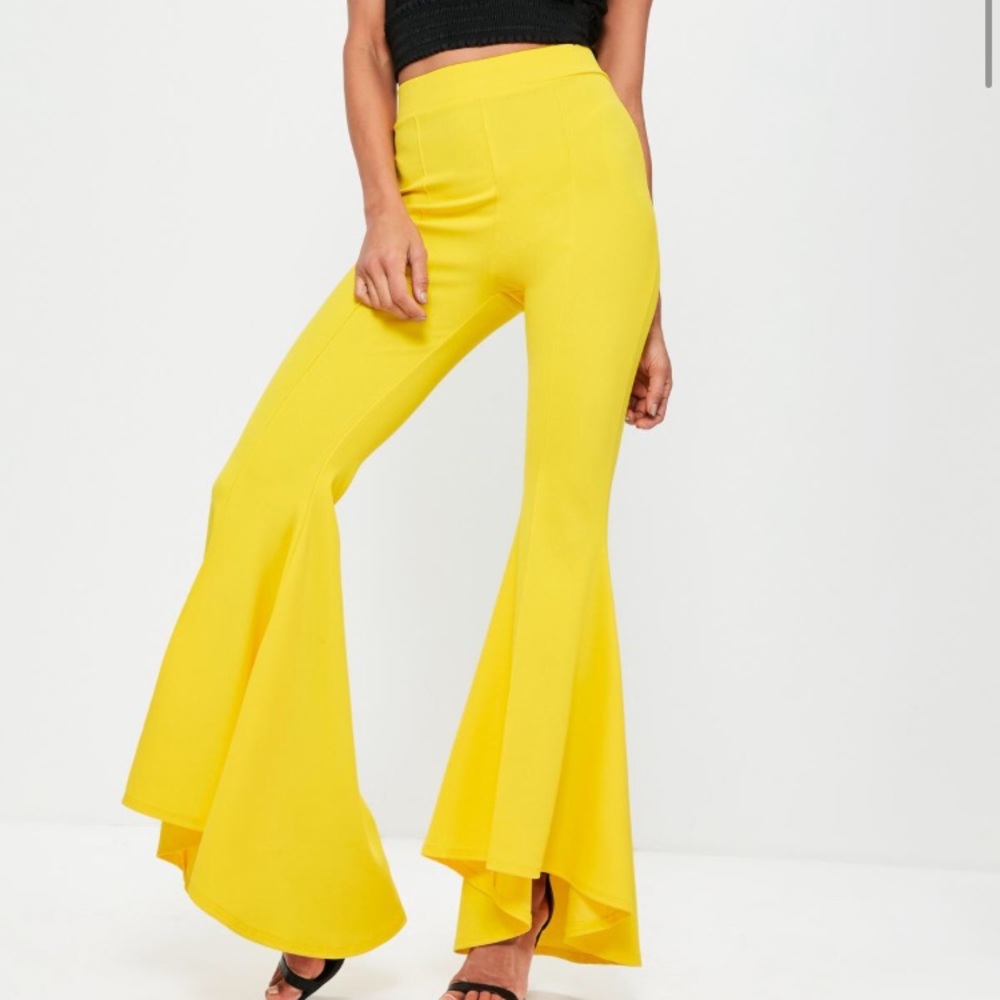 Bell pants extreme dropped cigarette pants