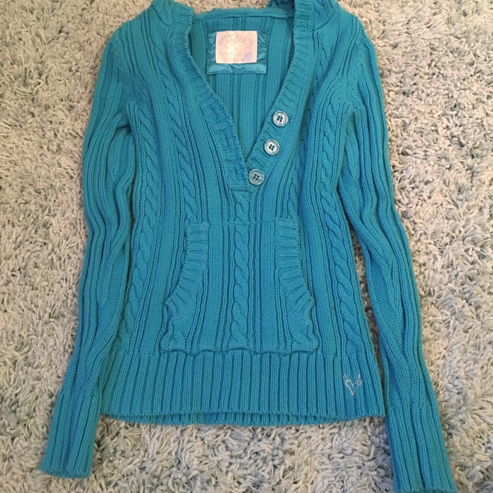 Girls blue sweater