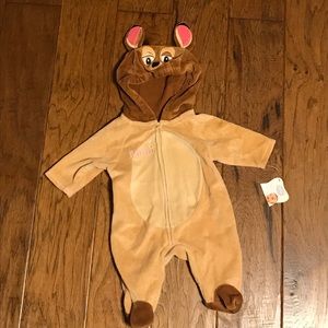 Disney Bambi Baby Zip Up Playsuit NWT Newborn