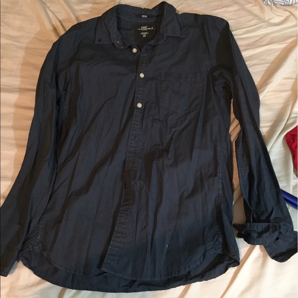 Navy dress shirt