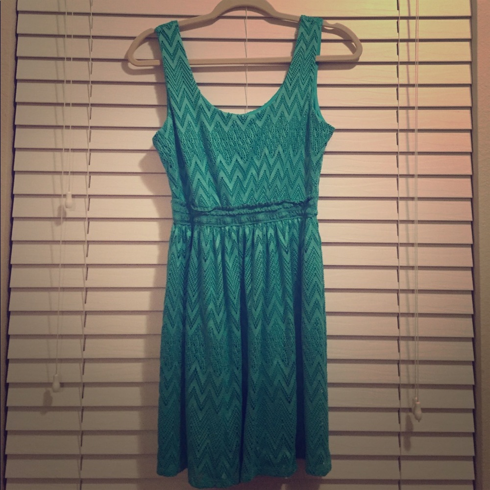 Turquoise dress